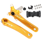JIANKUN IXFマウンテンバイク中空クランク改造シングルプレート左右クランクシャフトボトムアクスル、左右クランク、左右クランク＋ボトムブラケット
