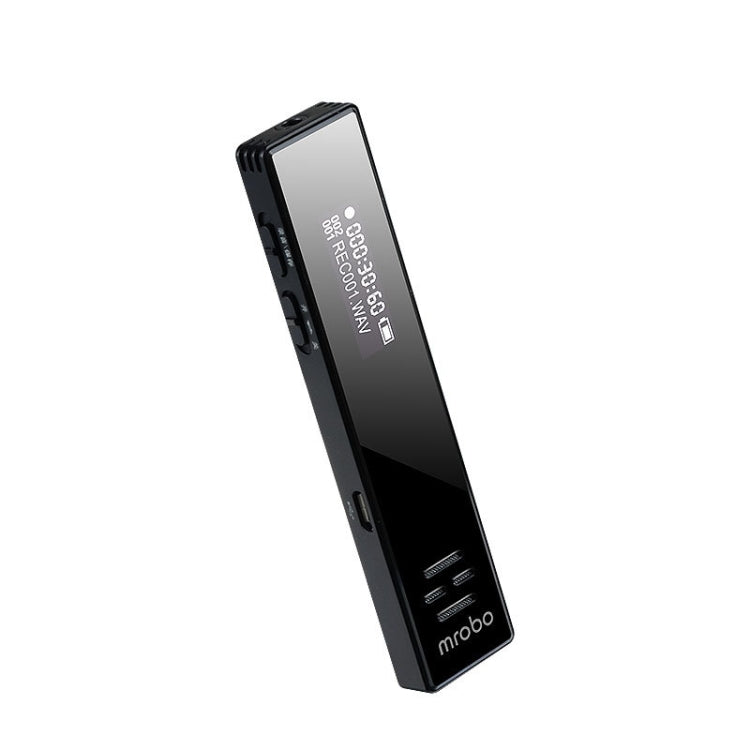 MROBO A10プロフェッショナルボイスレコーダーHDノイズリダクション学生用MP3カラースクリーンプレーヤー、8GB、16GB