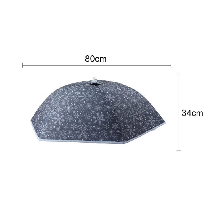 雪の結晶柄 保温ライスカバー レストラン用 蚊・虫よけ 家庭用皿カバー 雪の結晶柄ライスカバー