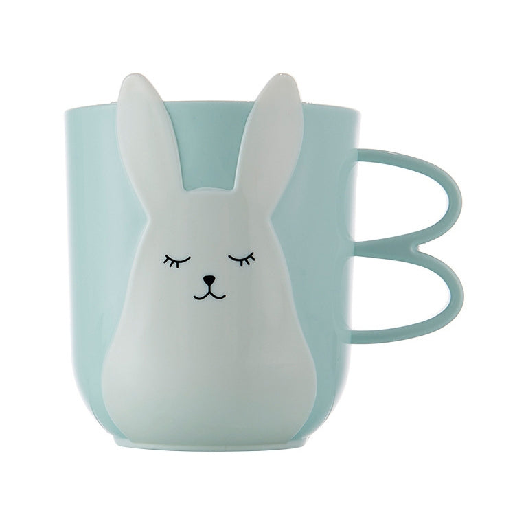 創造的でかわいいマウスウォッシュカップ 家庭用歯磨きカップ プラスチック 子供用カップ ハンドル付き、北欧パウダー、北欧グレー、北欧ブルー