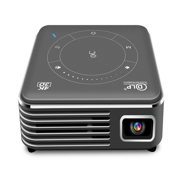 P11 854x480 DLP ミニスマートプロジェクター 赤外線リモコン付き、Android 9.0、2GB+16GB、2.4G/5G WiFi対応、Bluetooth、TFカード対応