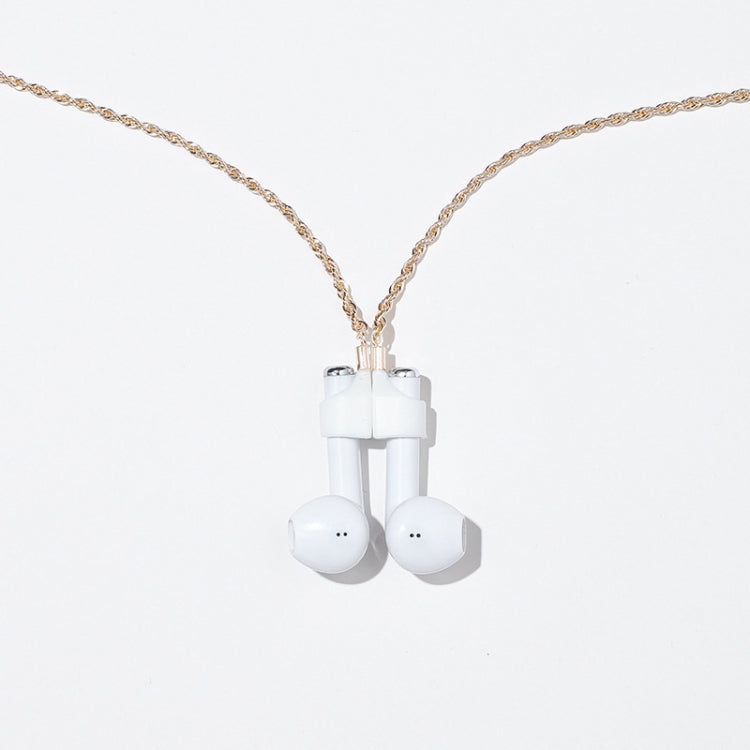 AIRPODS ワイヤレスヘッドセット 紛失防止チェーン 強力マグネットスリーブ チタン鋼 ステンレススチール カラー保持 紛失防止ネックレス ゴールド、ローズゴールド、ブラックゴールド、スチールカラー