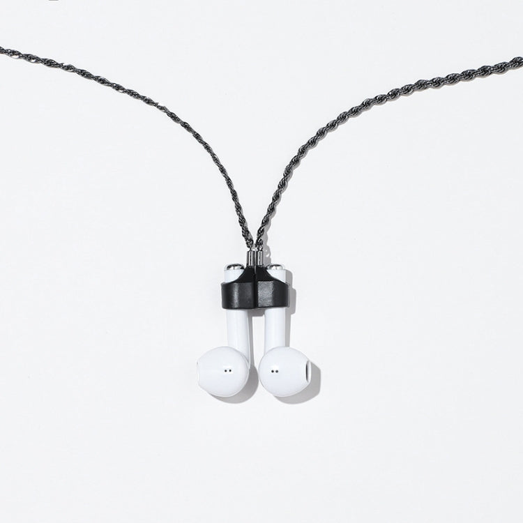 AIRPODS ワイヤレスヘッドセット 紛失防止チェーン 強力マグネットスリーブ チタン鋼 ステンレススチール カラー保持 紛失防止ネックレス ゴールド、ローズゴールド、ブラックゴールド、スチールカラー
