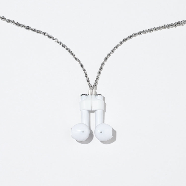 AIRPODS ワイヤレスヘッドセット 紛失防止チェーン 強力マグネットスリーブ チタン鋼 ステンレススチール カラー保持 紛失防止ネックレス ゴールド、ローズゴールド、ブラックゴールド、スチールカラー