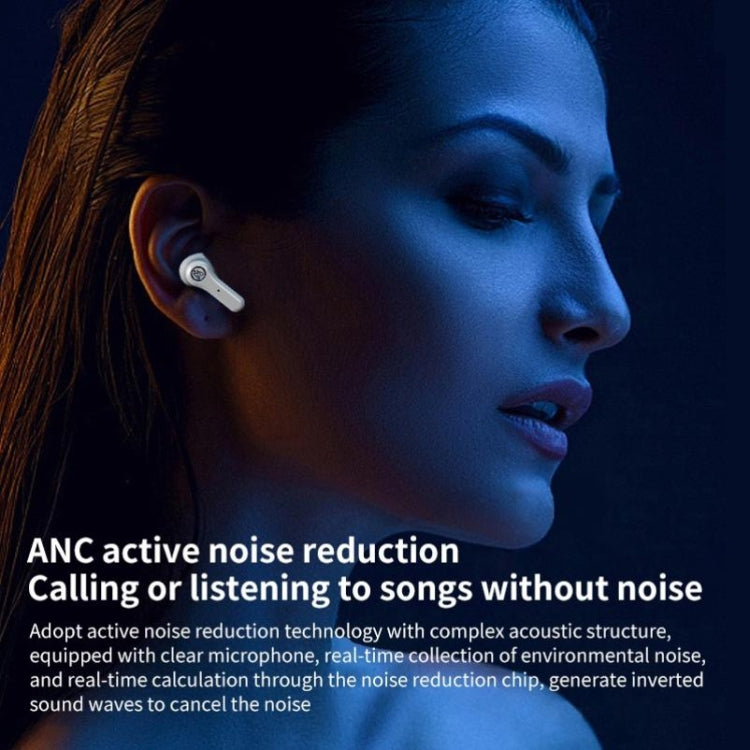 ANC PRO Touch 5.0TWS マスター・スレーブ切替 ワイヤレス Bluetooth ヘッドセット インテリジェントノイズリダクション