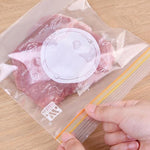 密封袋 新鮮食品包装袋 家庭用厚手冷蔵庫収納用プラスチック袋 小（30枚セット）、中（25枚セット）、大（15枚セット）