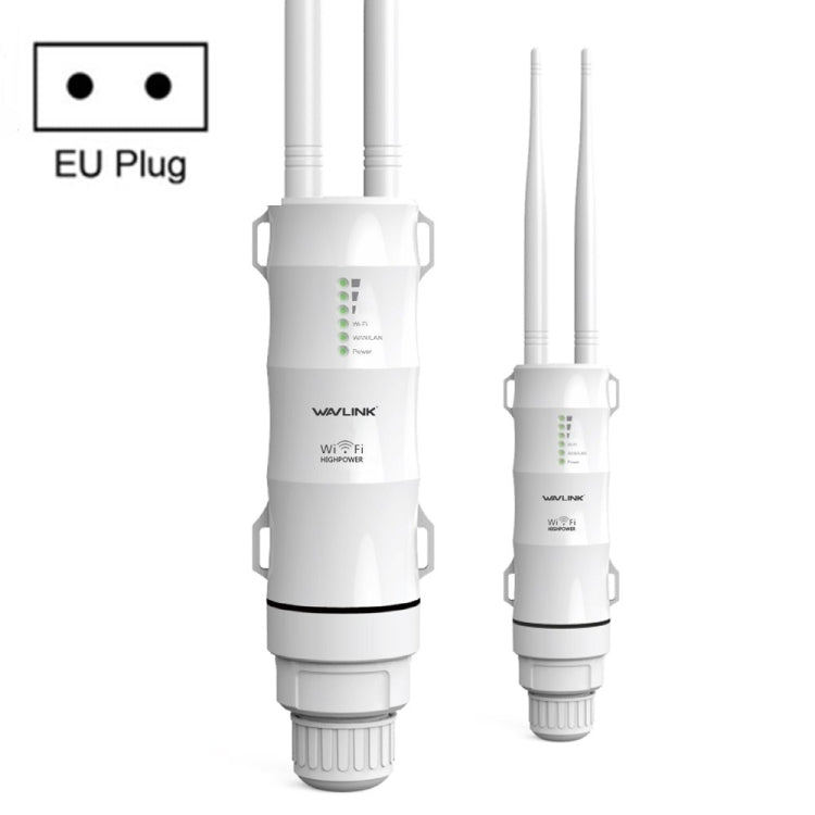 WAVLINK AC600 AP 2.4G/5G デュアル周波数 屋外高出力リピーター、EUプラグ、USプラグ、UKプラグ