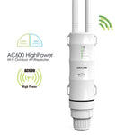 WAVLINK AC600 AP 2.4G/5G デュアル周波数 屋外高出力リピーター、EUプラグ、USプラグ、UKプラグ