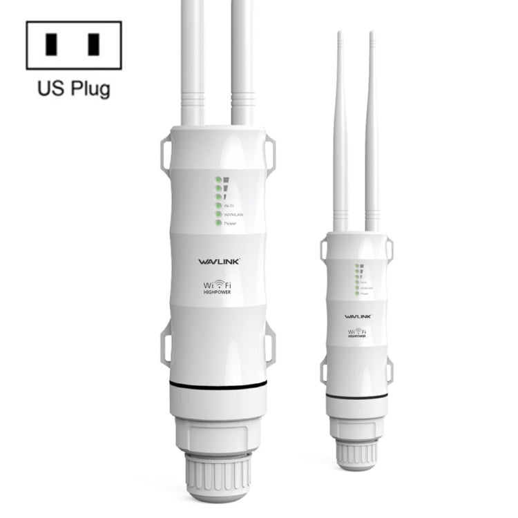 WAVLINK AC600 AP 2.4G/5G デュアル周波数 屋外高出力リピーター、EUプラグ、USプラグ、UKプラグ