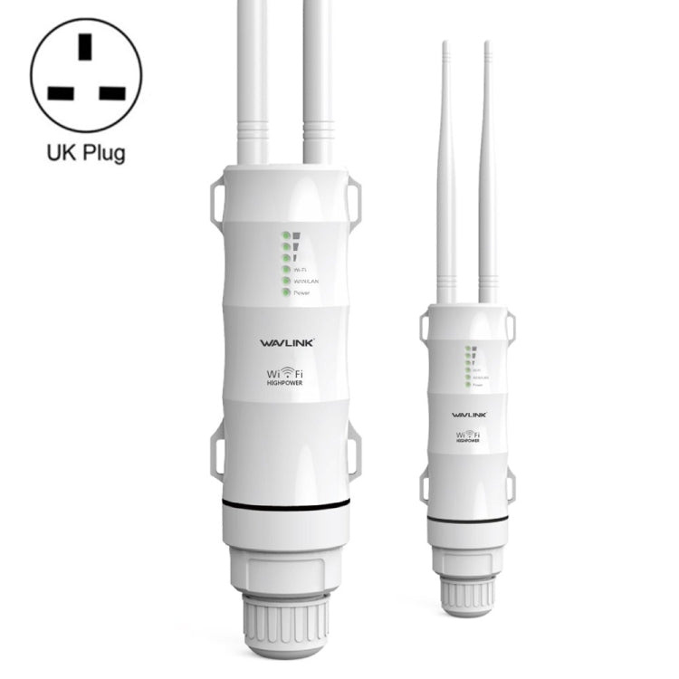 WAVLINK AC600 AP 2.4G/5G デュアル周波数 屋外高出力リピーター、EUプラグ、USプラグ、UKプラグ