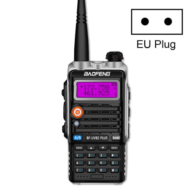 Baofeng BF-B2Plus アウトドア15kmミニ高出力FMトランシーバー、AUプラグ、EUプラグ、USプラグ、UKプラグ