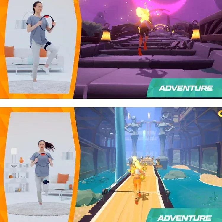 ゲーム フィットネスリング スポーツフィットネスリング + レッグストラップ Nintendo NS 用