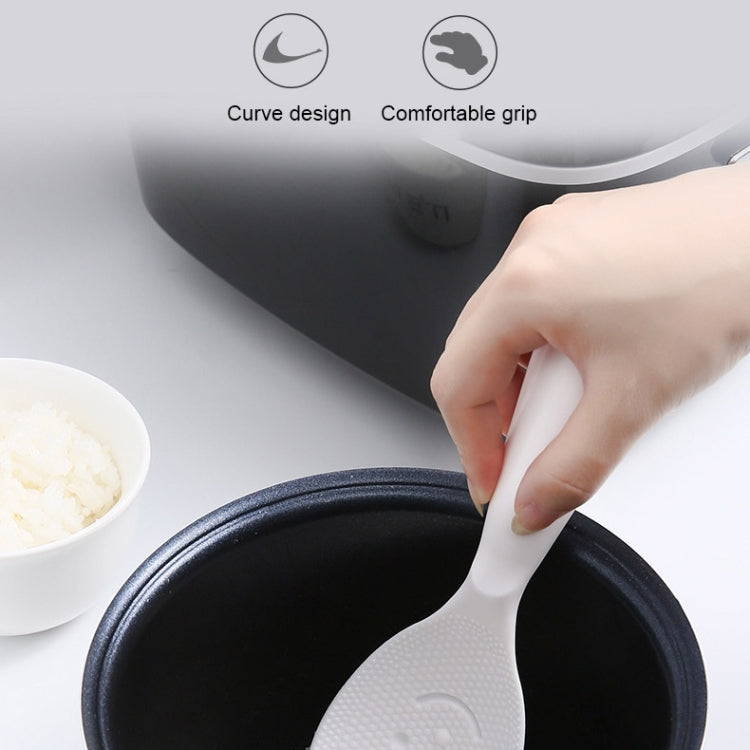 クリエイティブ スマイルフェイス ご飯スプーン 縦型 食品グレード キッチン炊飯器用スプーン