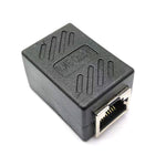 ネットワーク ストレートスルーヘッド RJ45 ネットワークケーブルコネクター バットジョイント 8P8C シールドダブルパスヘッド