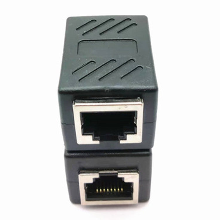 ネットワーク ストレートスルーヘッド RJ45 ネットワークケーブルコネクター バットジョイント 8P8C シールドダブルパスヘッド