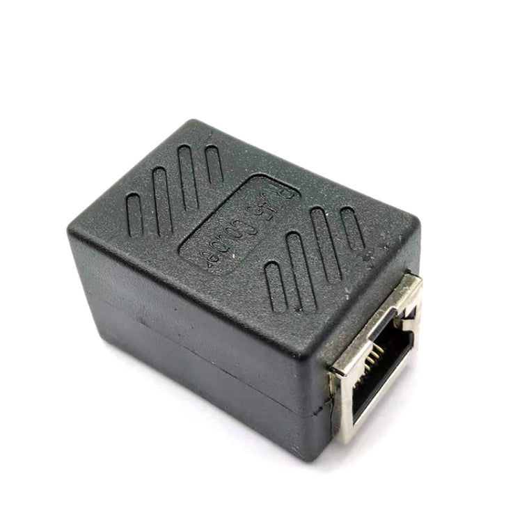 ネットワーク ストレートスルーヘッド RJ45 ネットワークケーブルコネクター バットジョイント 8P8C シールドダブルパスヘッド