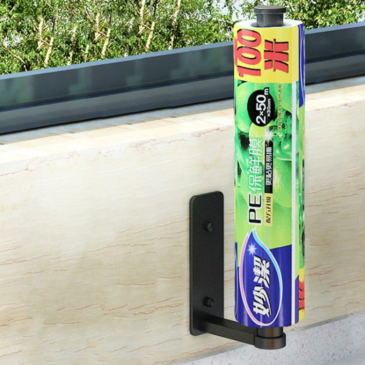 キッチンペーパータオルラック ラグ掛けラック 壁掛けブラケット ロールペーパーホルダー