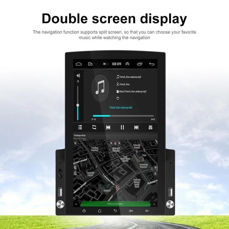 9.7インチ 縦型スクリーン HD 2.5Dガラス カーMP5プレーヤー Androidナビゲーション オールインワン機器 標準、標準＋4灯カメラ、標準＋8灯カメラ、標準＋12灯カメラ