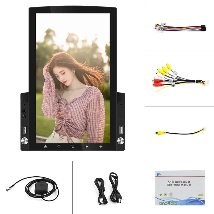 9.7インチ 縦型スクリーン HD 2.5Dガラス カーMP5プレーヤー Androidナビゲーション オールインワン機器 標準、標準＋4灯カメラ、標準＋8灯カメラ、標準＋12灯カメラ