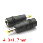50個セット 5.5 x 2.1mm から 4.0 x 1.7mm DC電源変換ヘッド 電源コネクター