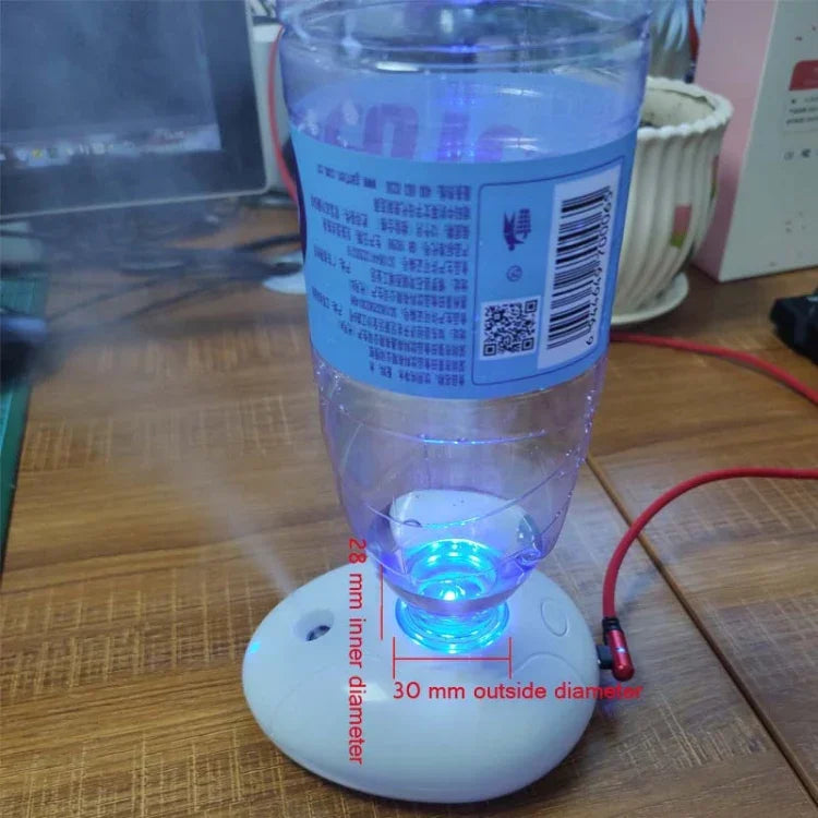 ポータブルミニ超音波デスクトップ加湿器 USB家庭用ミネラルウォーターボトル加湿器、空気加湿器