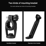マウンテンバイクカードホルダー タッチスクリーン携帯電話ホルダー オートバイ電動車防水ナビゲーションブラケット 日よけ携帯電話ホルダー、ハンドルバー、バックミラー