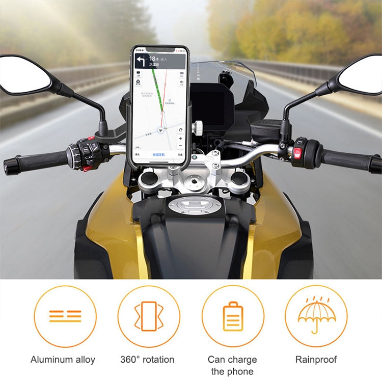 自転車携帯電話ホルダー オートバイ電動車ナビゲーション携帯電話ホルダー、ハンドルバー、バックミラー
