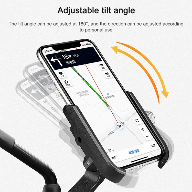 自転車携帯電話ホルダー オートバイ電動車ナビゲーション携帯電話ホルダー、ハンドルバー、バックミラー