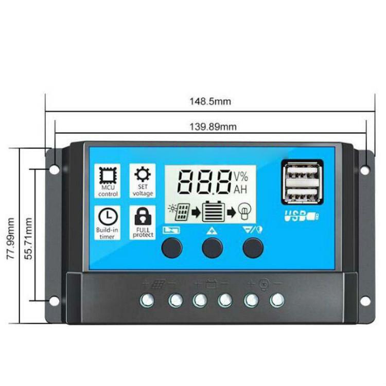 街路灯スマート照明充電用ソーラーコントローラー、RBL-10A、RBL-20A、RBL-30A、RBL-40A、RBL-50A、RBL-60A
