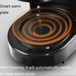 Homezest 家庭用小型コーヒーメーカー 自動ミニドリップコーヒーマシン、EUプラグ
