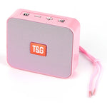 T&G TG166 カラー ポータブルワイヤレスBluetooth小型スピーカー、ピンク、ブルー、ブラウン、イエロー、ブラック、レッド、シルバーグレー、オレンジ、グリーン、ライトブルー