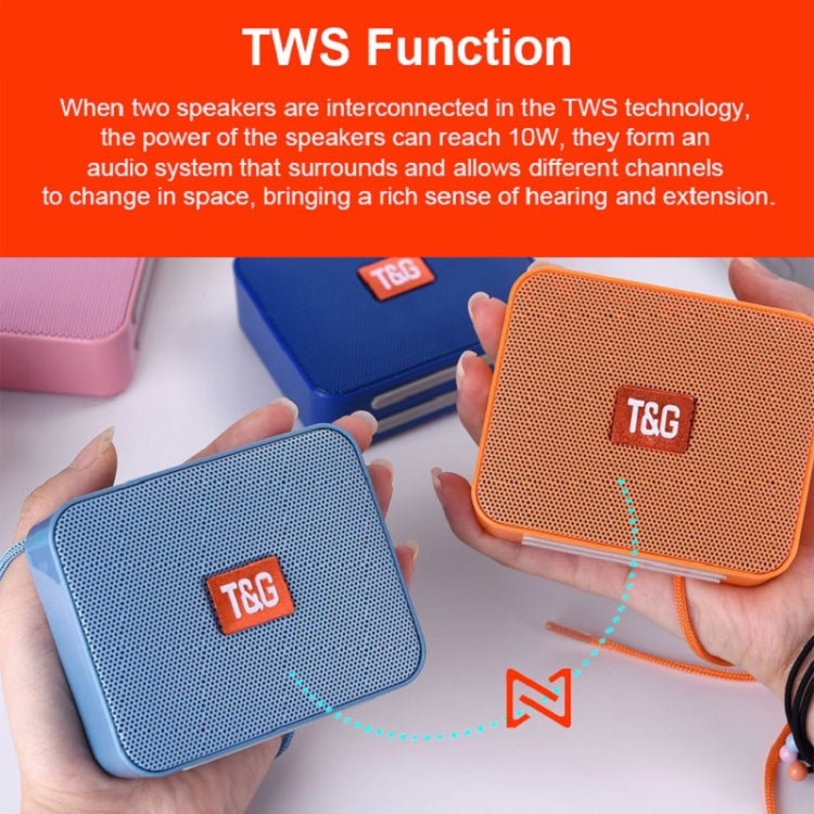 T&G TG166 カラー ポータブルワイヤレスBluetooth小型スピーカー、ピンク、ブルー、ブラウン、イエロー、ブラック、レッド、シルバーグレー、オレンジ、グリーン、ライトブルー