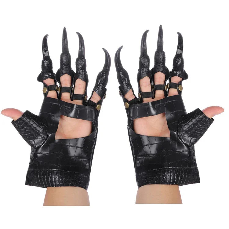 ハロウィンカーニバルボール小道具アクセサリー コスプレ衣装用手袋 ドラゴンクロー、ドラゴンクロー手袋