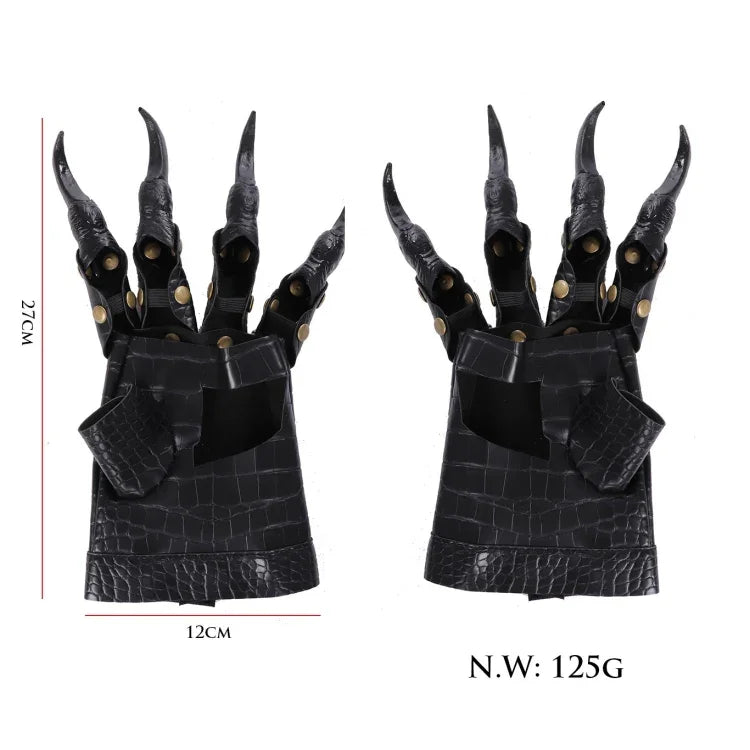 ハロウィンカーニバルボール小道具アクセサリー コスプレ衣装用手袋 ドラゴンクロー、ドラゴンクロー手袋