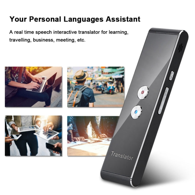 携帯型スマート音声翻訳機 アップグレード版 学習・旅行・ビジネス会議用 3-in-1 音声・テキスト・写真言語翻訳機