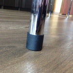 100個入り プラスチック椅子足保護キャップ 黒色 滑り止め 家具脚 テーブルベースカバー 床保護カバー 16mm、19mm、22mm、25mm
