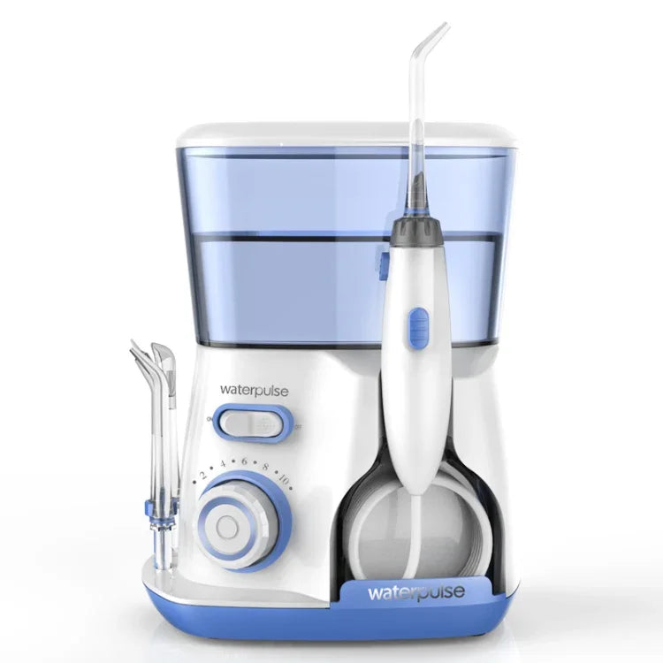 Waterpulse V300 800ml 口腔洗浄器 デンタルフロッサー 口腔衛生用ウォーターフロスクリーナー、米国、英国、EU対応