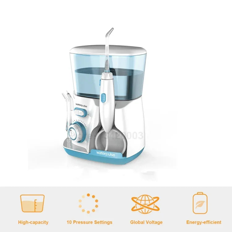 Waterpulse V300 800ml 口腔洗浄器 デンタルフロッサー 口腔衛生用ウォーターフロスクリーナー、米国、英国、EU対応