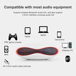 3Dステレオ ミニラグビー型 Bluetoothスピーカー TFカードスロット付き（ブルー）