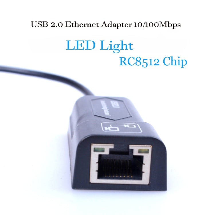 USBからRJ45 10/100 Mbps USBイーサネットアダプター ネットワークカード、USB 2.0 100Mbps