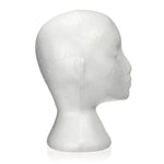 ダミーマネキンヘッド 女性用フォーム展示用 キャップ、ヘッドホン、ヘアアクセサリー、ウィッグ用 女性マネキンフォーム
