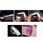 2個セット ステンレス製折りたたみフォークスプーン 一体型二重用途ピクニック用携帯食器、ランダムカラー配送、スプーン、フォーク