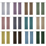 高精度 カーテン遮光布 断熱 無地カーテン 52x95インチ（132x240CM）、140x175、42x63インチ（107x160CM）、140×240、52×63インチ（132×160CM）、140x225