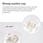 5個セット かわいいスマイリー吸盤付き歯ブラシホルダー プラスチック小人歯ホルダー、かわいいスマイリー吸盤歯ブラシホルダー