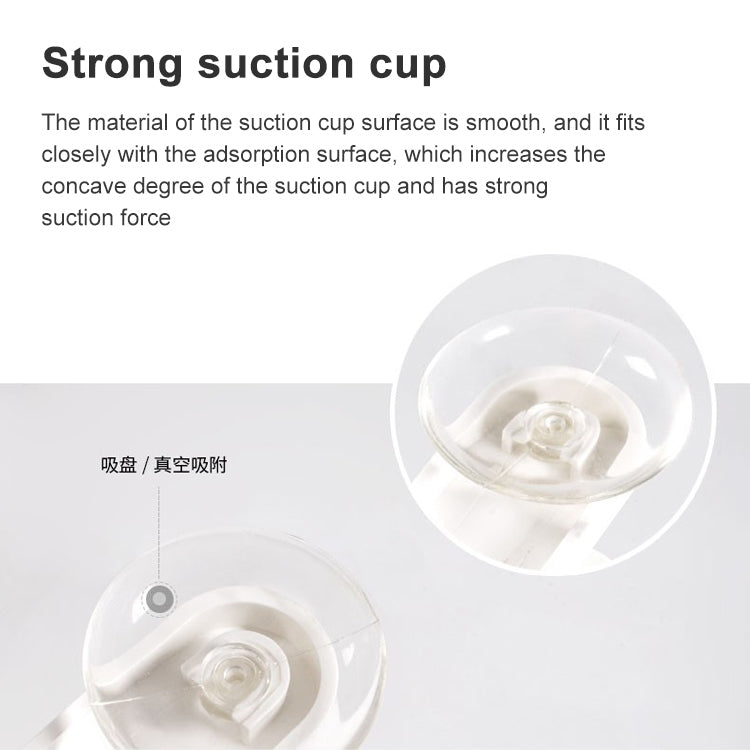 5個セット かわいいスマイリー吸盤付き歯ブラシホルダー プラスチック小人歯ホルダー、かわいいスマイリー吸盤歯ブラシホルダー
