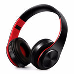 HIFIステレオワイヤレスBluetoothヘッドホン Xiaomi iPhone Samsungタブレット対応、マイク付き、SDカード＆FM対応