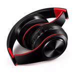 HIFIステレオワイヤレスBluetoothヘッドホン Xiaomi iPhone Samsungタブレット対応、マイク付き、SDカード＆FM対応