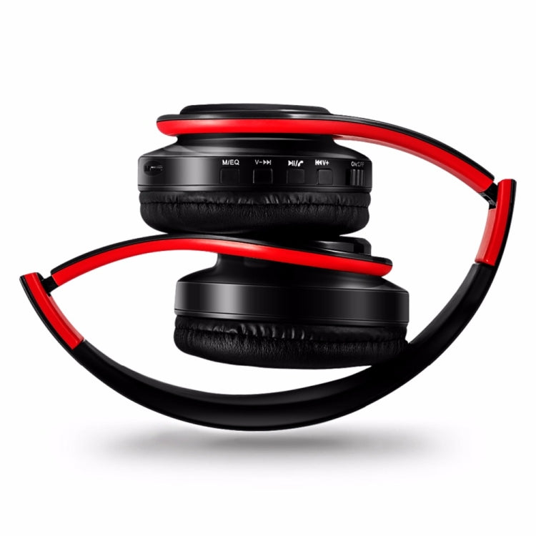 HIFIステレオワイヤレスBluetoothヘッドホン Xiaomi iPhone Samsungタブレット対応、マイク付き、SDカード＆FM対応