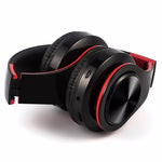 HIFIステレオワイヤレスBluetoothヘッドホン Xiaomi iPhone Samsungタブレット対応、マイク付き、SDカード＆FM対応