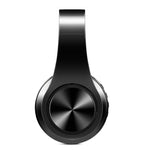 HIFIステレオワイヤレスBluetoothヘッドホン Xiaomi iPhone Samsungタブレット対応、マイク付き、SDカード＆FM対応